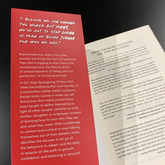 Girl, Stop Apologizing by Rachel Hollis - Paperback Novel - Picture 5 of 9